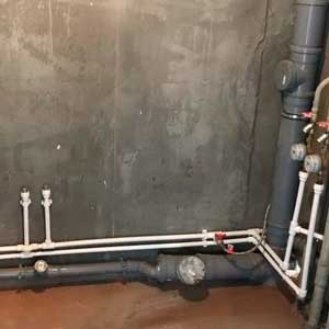 Замена труб в ванной